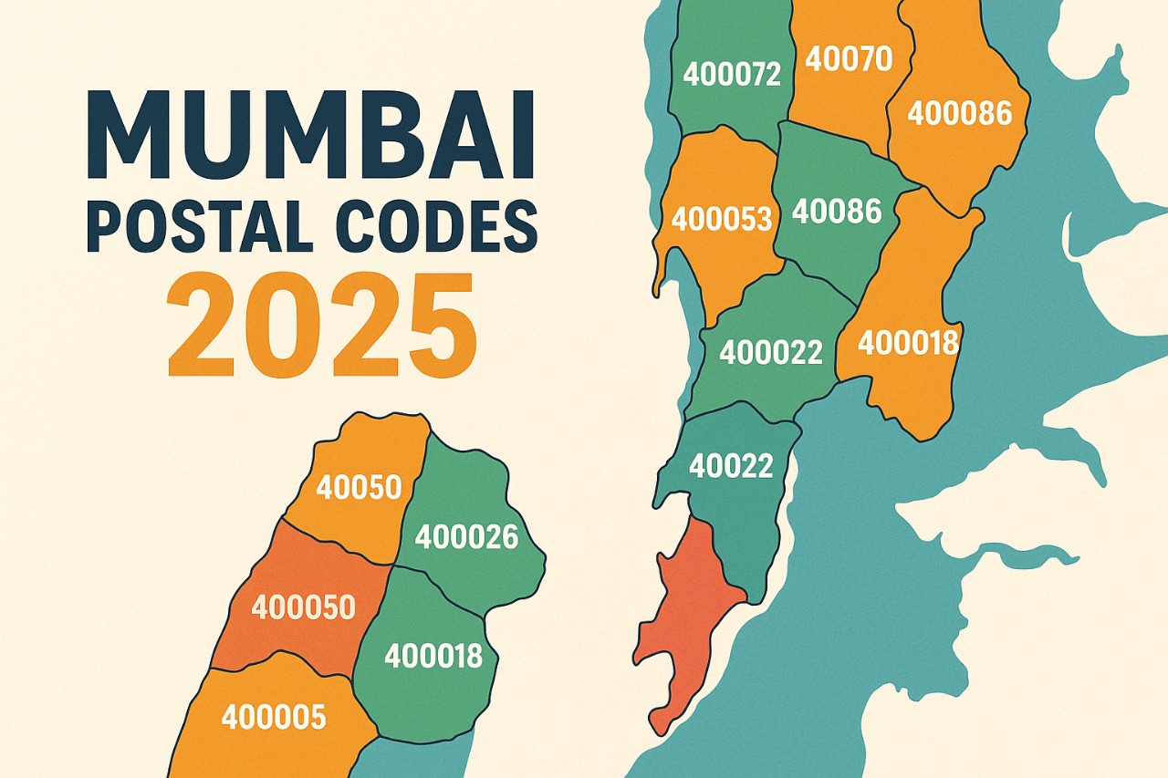 Mumbai ZIP Code Guide 2025 – Area Wise PIN Codes, Suburban List & Online Lookup